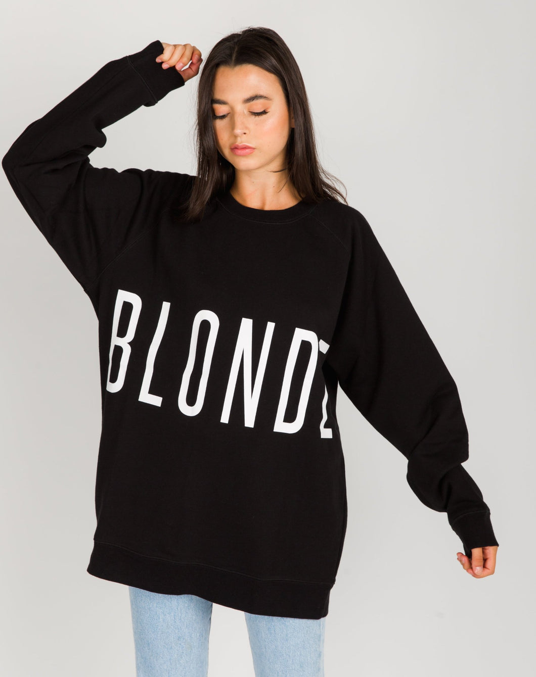 'Blonde' Big Sister Crew Neck Sweatshirt
