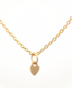 Necklace heart flat